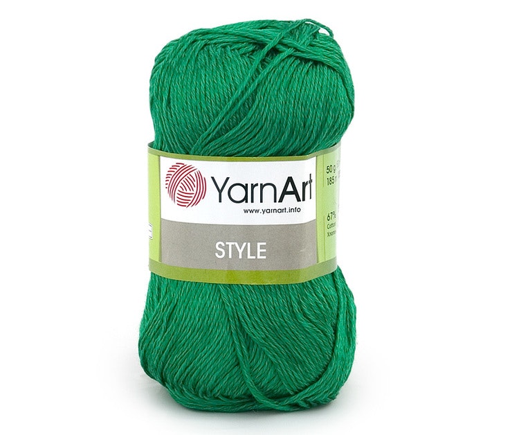 Style YarnArt bomull/viskos garn med lyster 50g