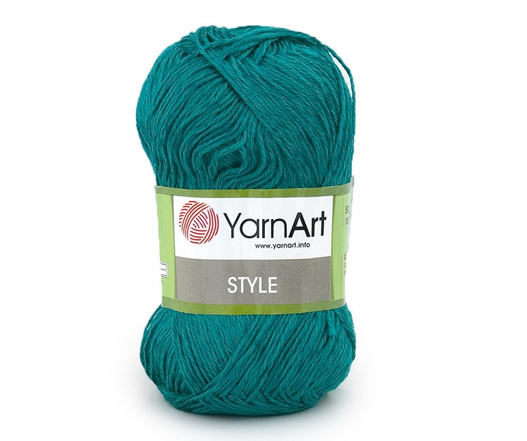Style YarnArt bomull/viskos garn med lyster 50g