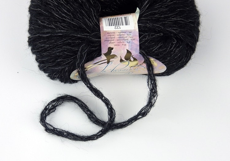 Camellia nät glitter garn La Passion 50g