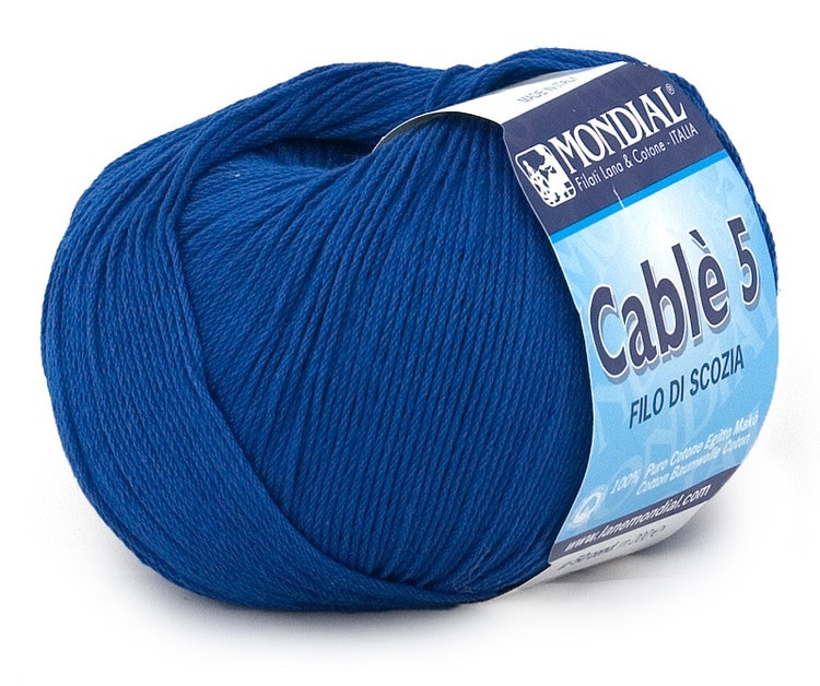 Cable 5 Mondial merceriserat bomullsgarn