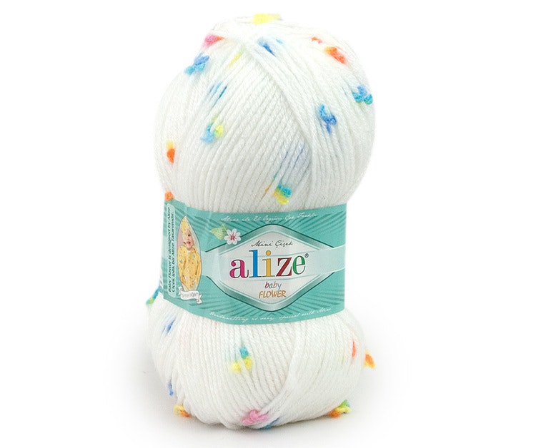 Baby Flower Alize effektgarn