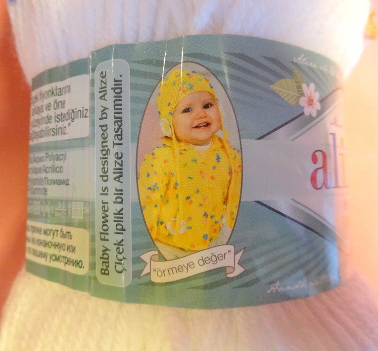 Baby Flower Alize effektgarn