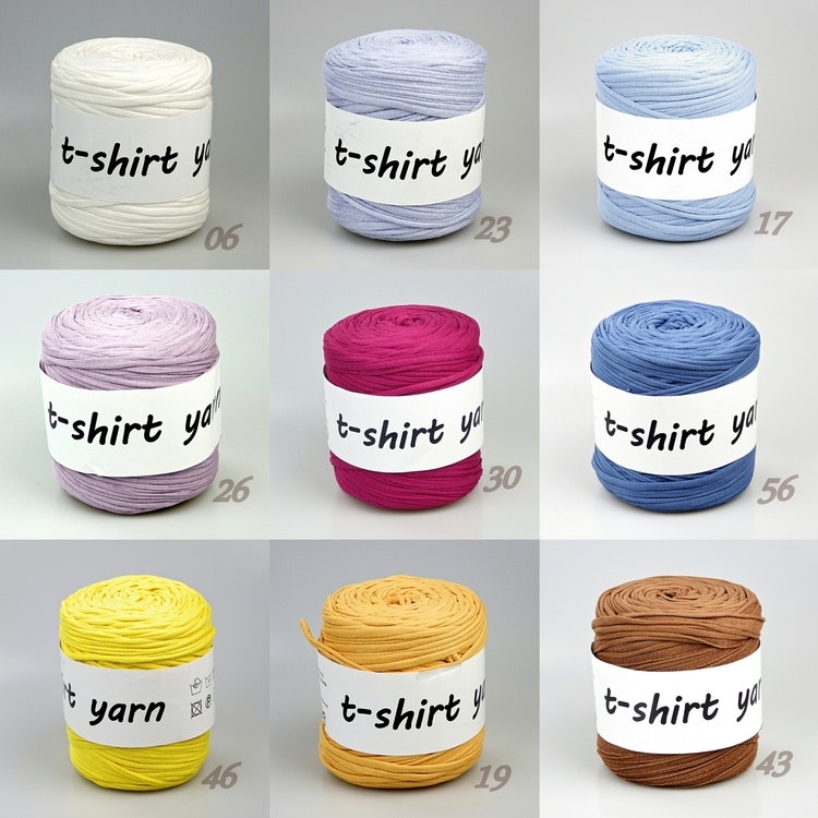 T-Shirt Yarn spagetti garn bomull