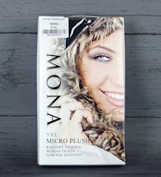 Mikro Plush Mona varm strumpbyxa svart 200 den 5/XL (48-50)