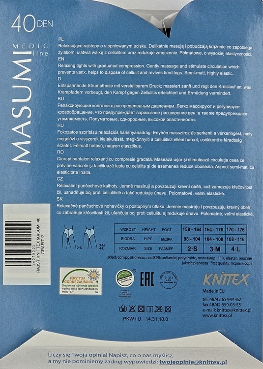 Masumi Medic Line 40 den Knittex 3/M relax