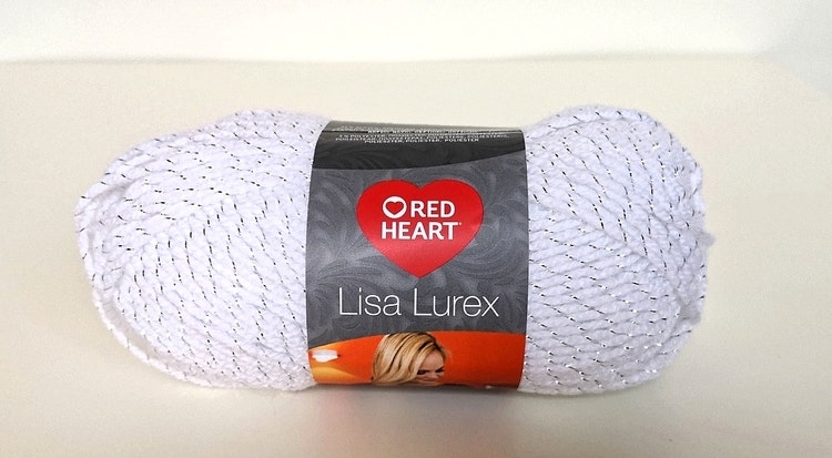 Lisa Lurex Red Heart