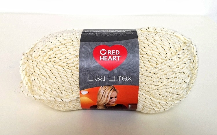 Lisa Lurex Red Heart