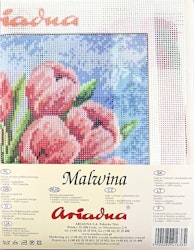 Broderikit tavla med moulinégarn från Ariadna Blommor