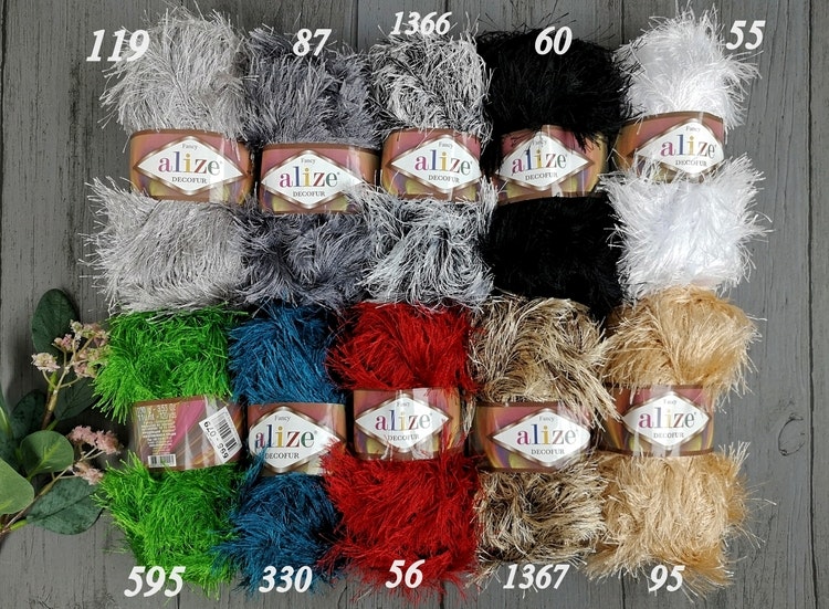 Decofur 100g Alize Pälsgarn