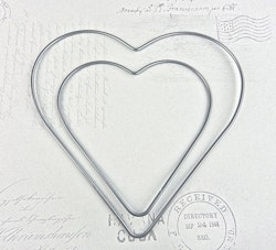 Metallring Hjärta Silver Ø20cm Knorr Prandell