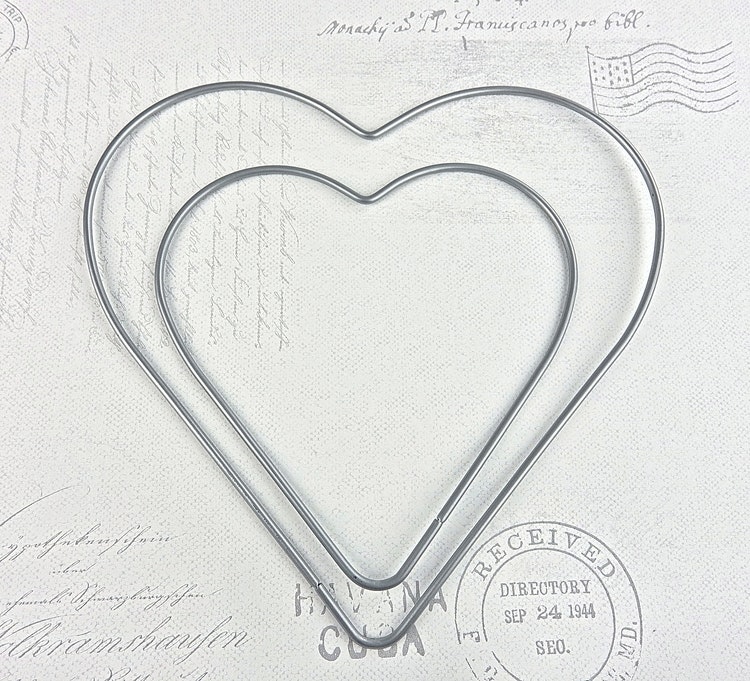 Metallring Hjärta Silver Ø28cm Knorr Prandell