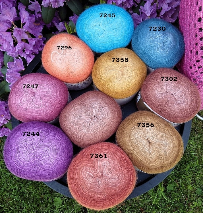 Angora Gold Ombre Batik Alize 150g