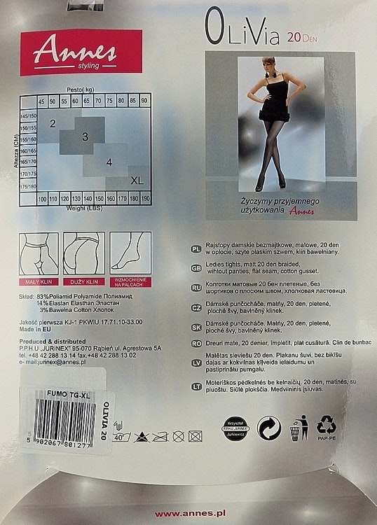 Olivia 20 Annes strumpbyxa XL (48/50)