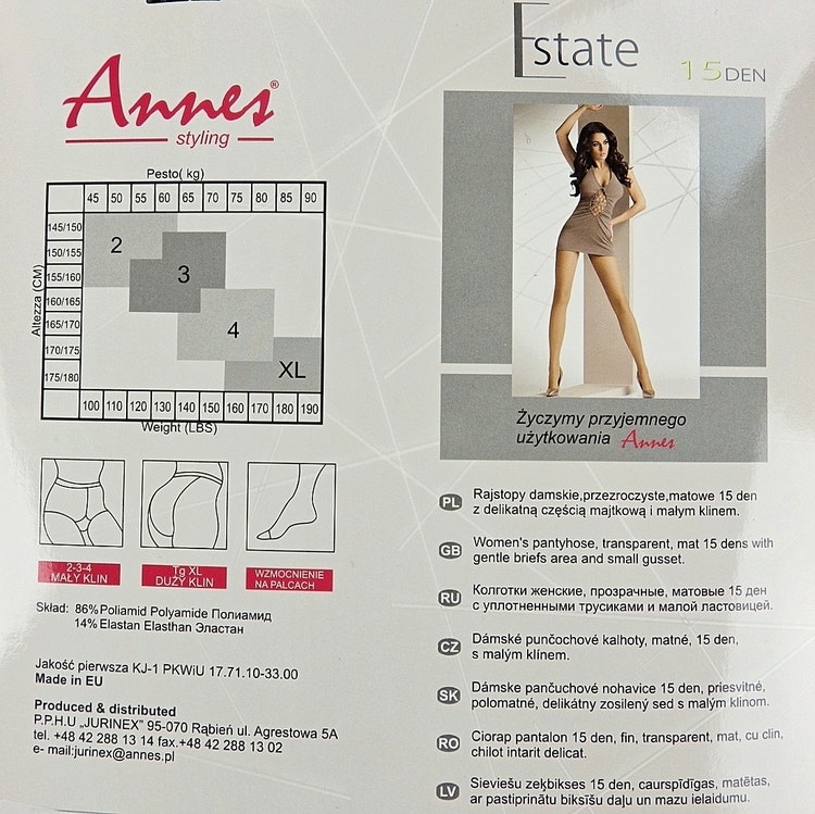 Estate 15 Annes strumpbyxa XL (48/50)
