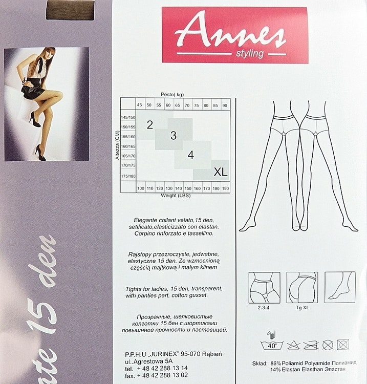 Estate 15 Annes strumpbyxa L (44/46)
