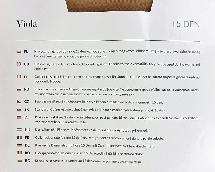 Viola 15 Mona strumpbyxa XXL/52