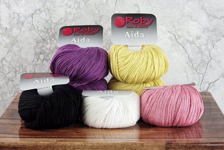 Aida bandgarn viskos/lin Roby Lane 491