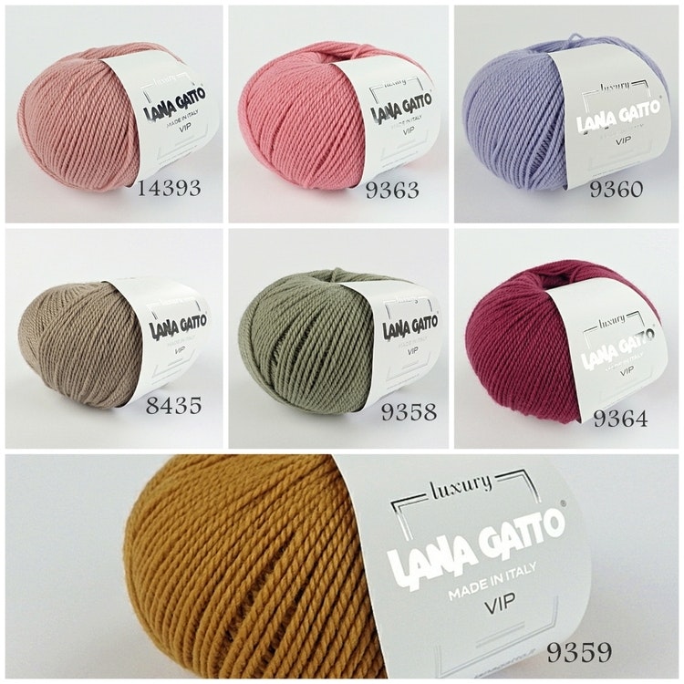 Vip Lana Gatto merino extrafine ullgarn med cashmere