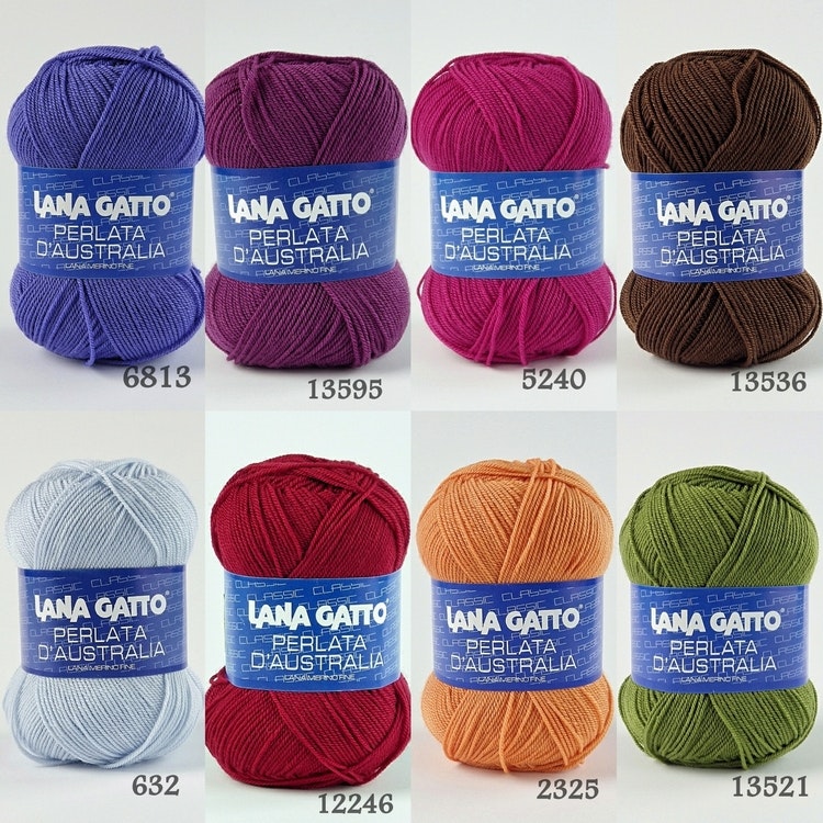 Perlata d'Australia Lana Gatto Merino