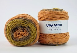Garnkit 4stx100g + tofs + mönster Acquamarina Lana Gatto