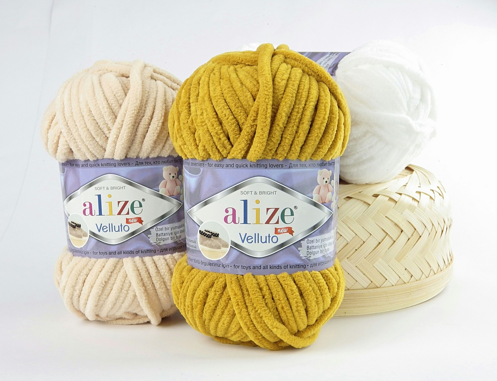 Velluto Alize 100g Tjockt Mjukt