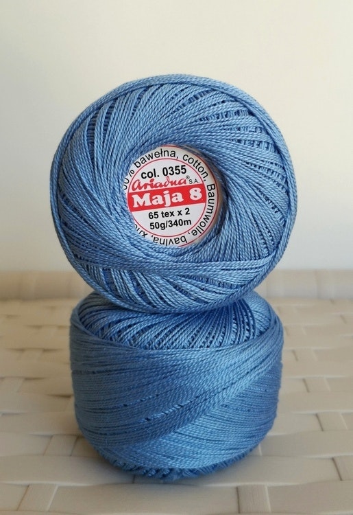 Maja 8 Ariadna Bomull 50g/340m virkgarn