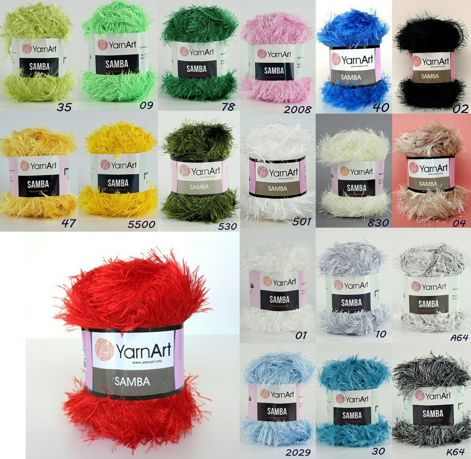 Samba YarnArt Pälsgarn 100g
