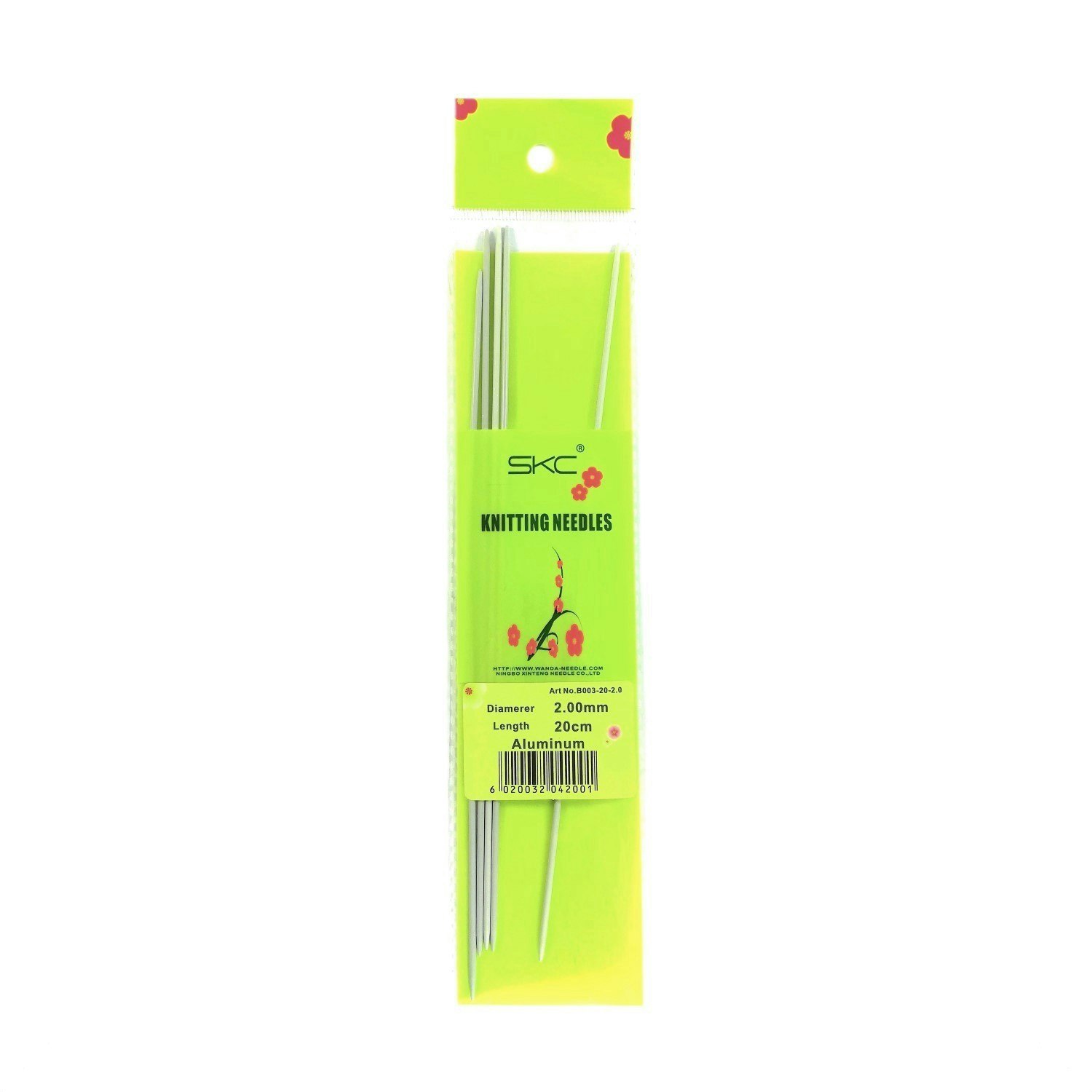 Strumpstickor 20 cm längd Aluminium SKC