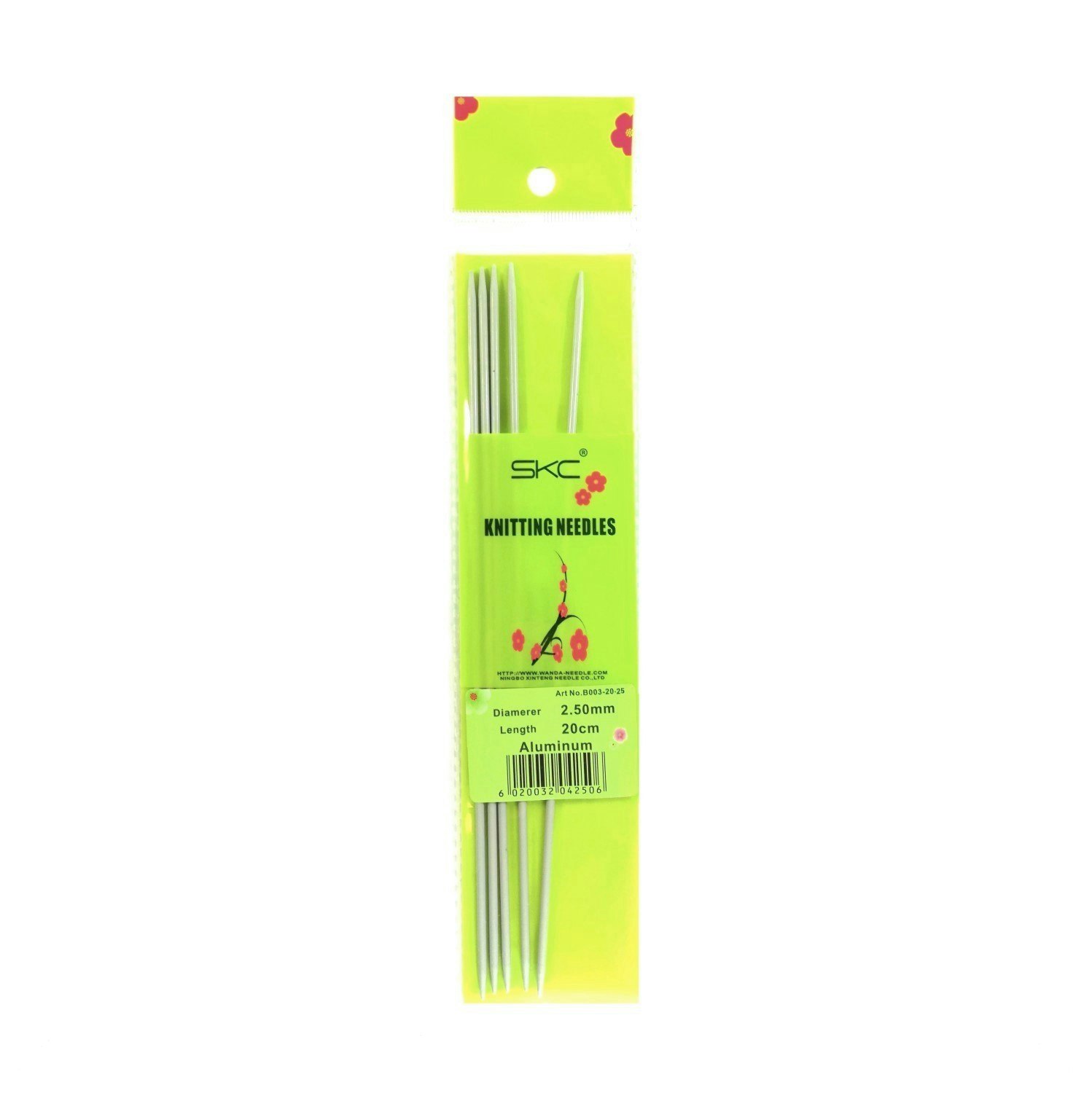 Strumpstickor 20 cm längd Aluminium SKC