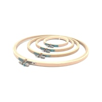 Broderiram av bambu rund SKC 4-pack