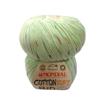 Cotton Soft Bio Mondial prickig 50g bomull