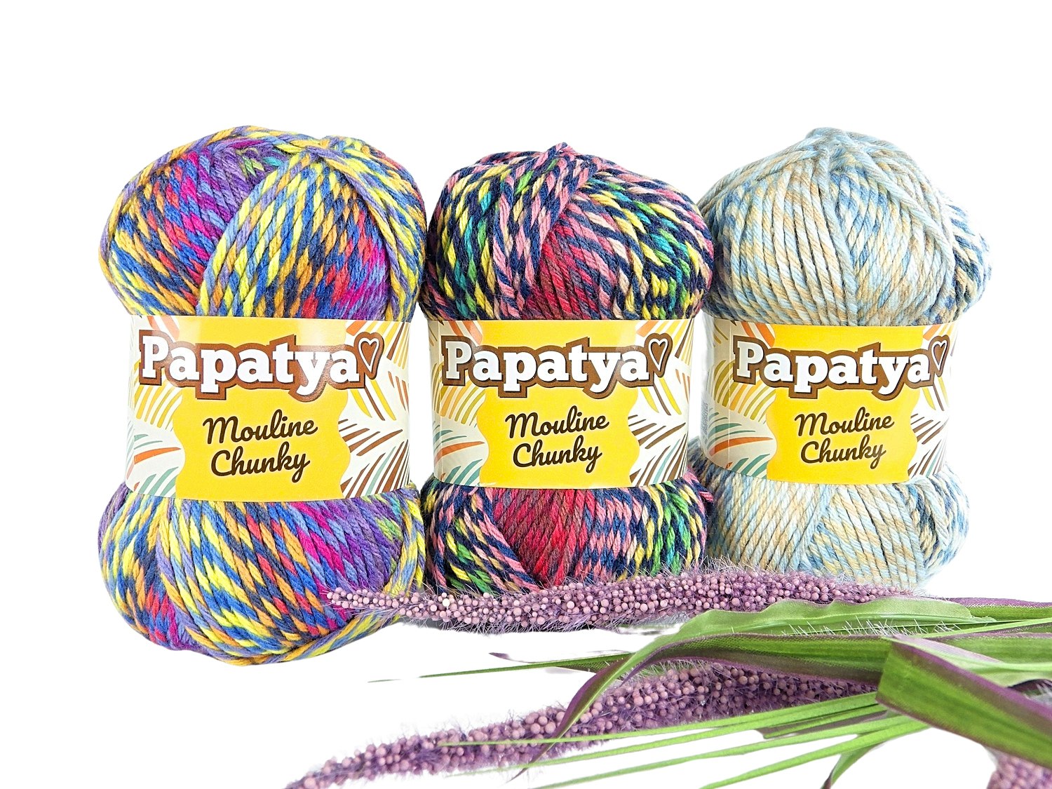 Papatya Mouline Chunky Kamgarn 100g