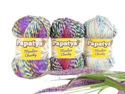Papatya Mouline Chunky Kamgarn 100g