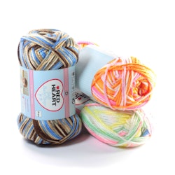 Soft Baby Steps 100g Red Heart Mix
