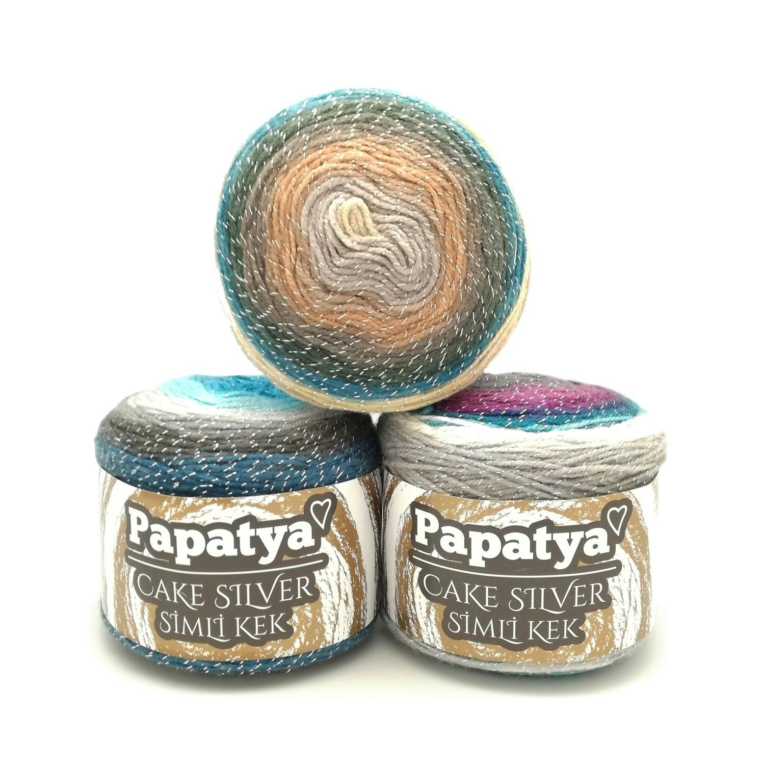 Papatya Cake Silver glitter 150g