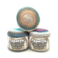 Papatya Cake Silver glitter 150g