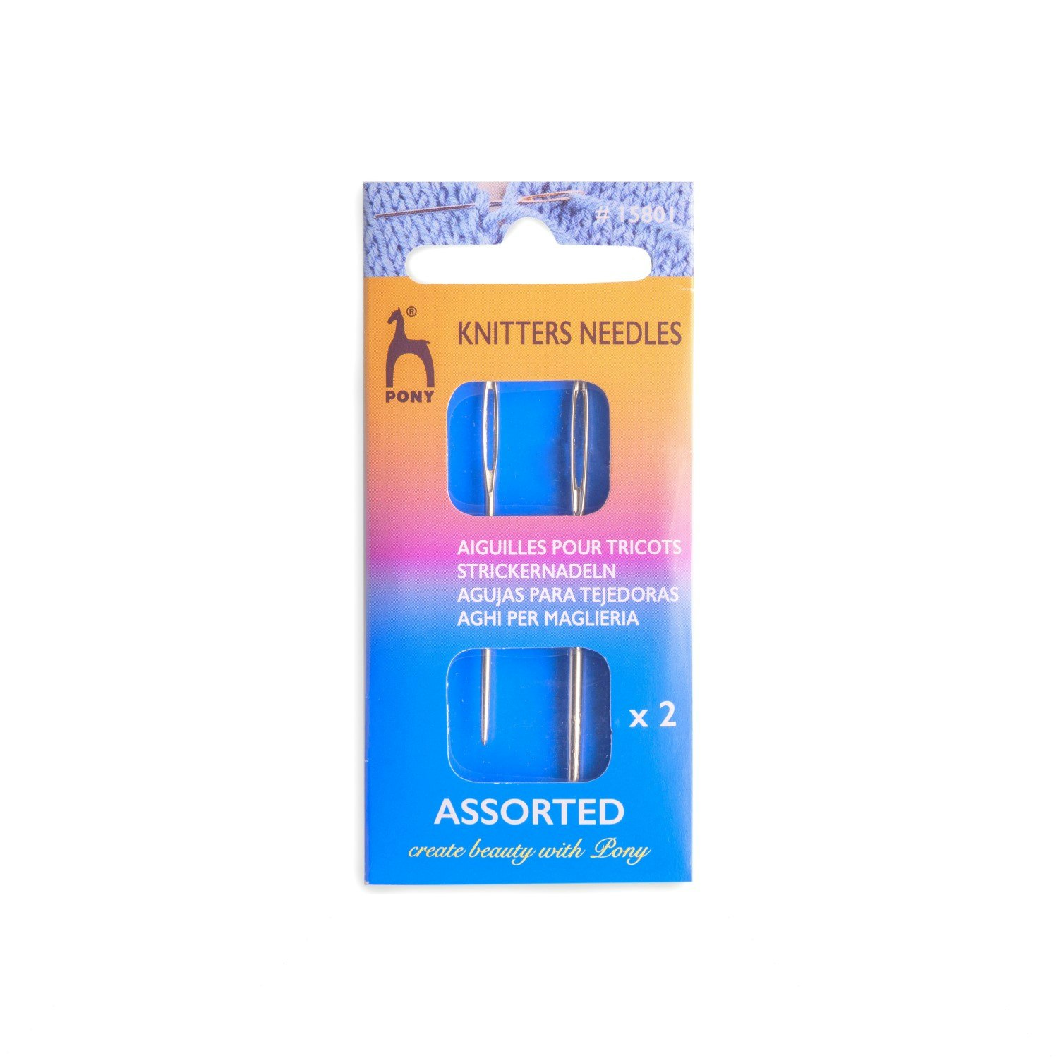 Stoppnålar 2st Pony Knitters Needles Assorted