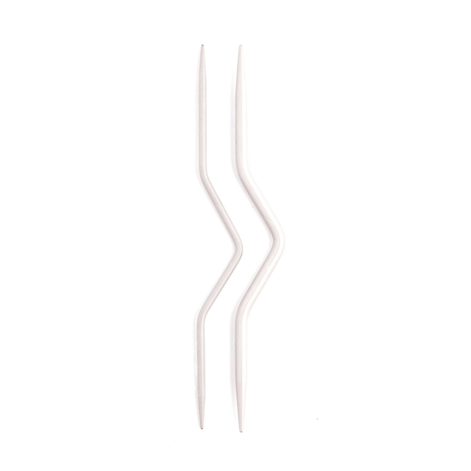 Flätstickor/Hjälpstickor 2 st av alu Pony 2,5/4,0mm