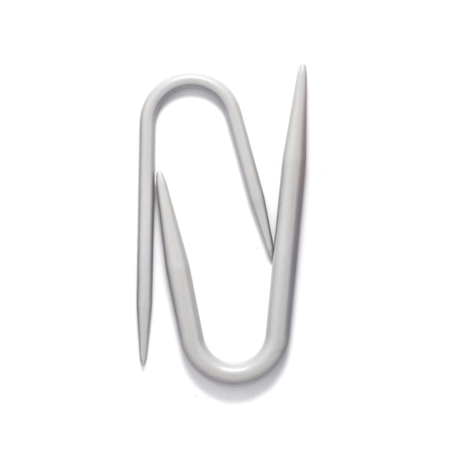 Flätstickor/Hjälpstickor  U-form 2 st av alu Pony 6,50/10,0mm
