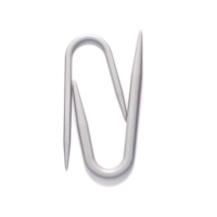 Flätstickor/Hjälpstickor  U-form 2 st av alu Pony 6,50/10,0mm