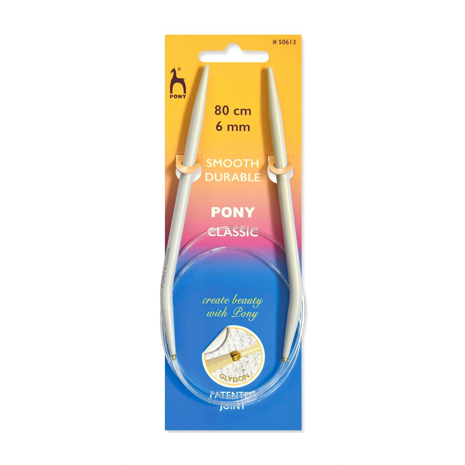 Rundstickor 80 cm Aluminium Pony