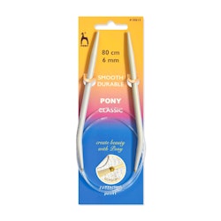 Rundstickor 80 cm Aluminium Pony