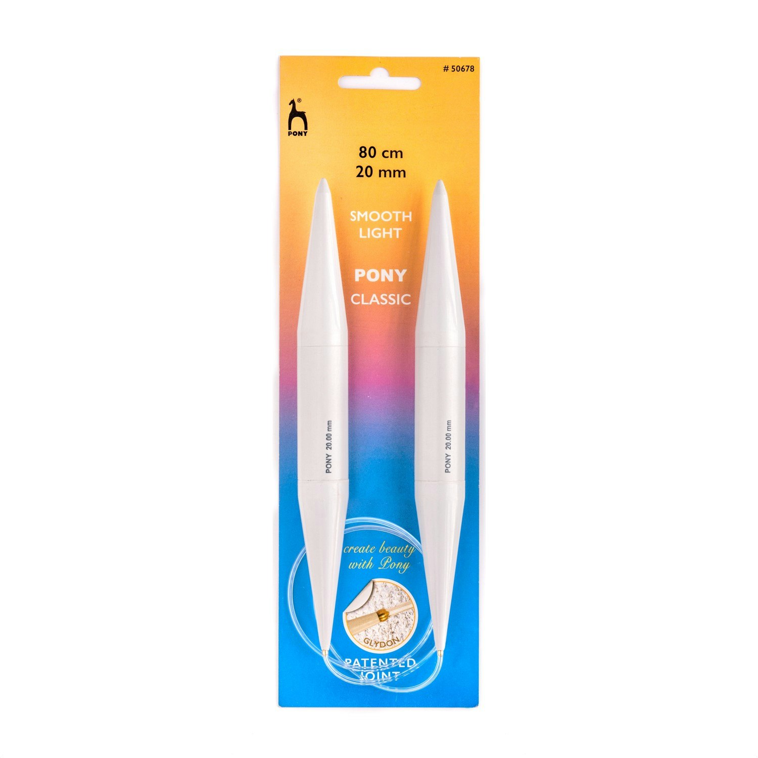 Tjocka Rundstickor 80 cm Plast Pony 15,00-25,00mm