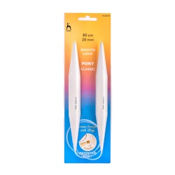 Tjocka Rundstickor 80 cm Plast Pony 15,00-25,00mm