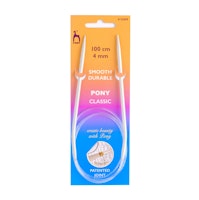 Rundstickor 100 cm Aluminium Pony