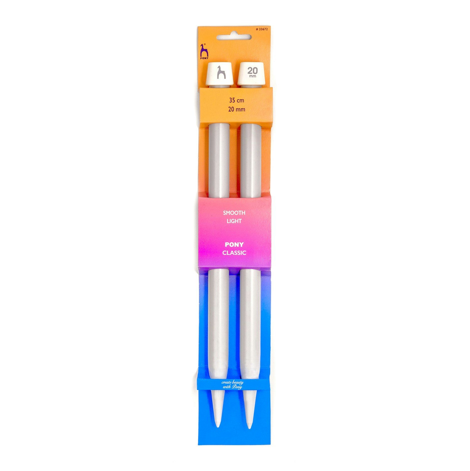 Jumperstickor av plast 35 cm Pony 5,50-15,00 mm