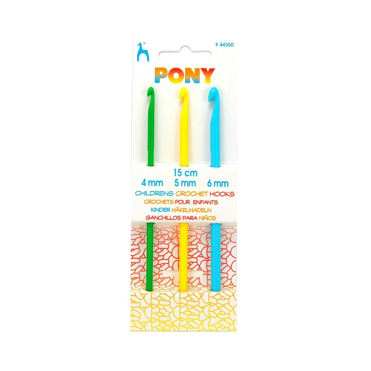 Barn virknålar 3st Pony 6 år+
