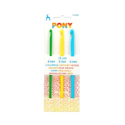 Barn virknålar 3st Pony 6 år+