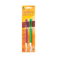 Knooking virknål 2pack av Plast Pony 8/10 mm