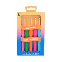 Ergonomiska Virknålar 5 st Set Pony Easy Grip 2,00-4,00 mm